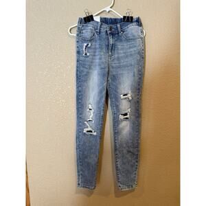 Grace & Lace Jeggings Size Medium Distressed Jeans NWT